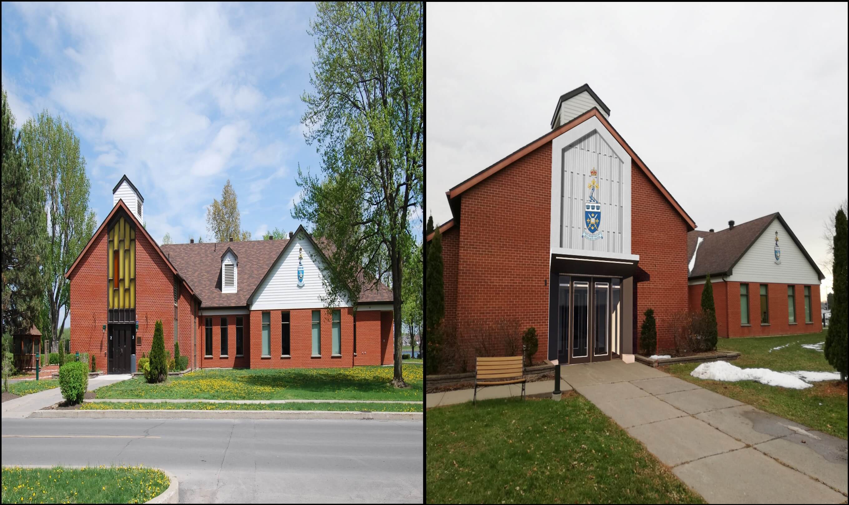Projet Saint-Maurice – Façade avant et après les travaux