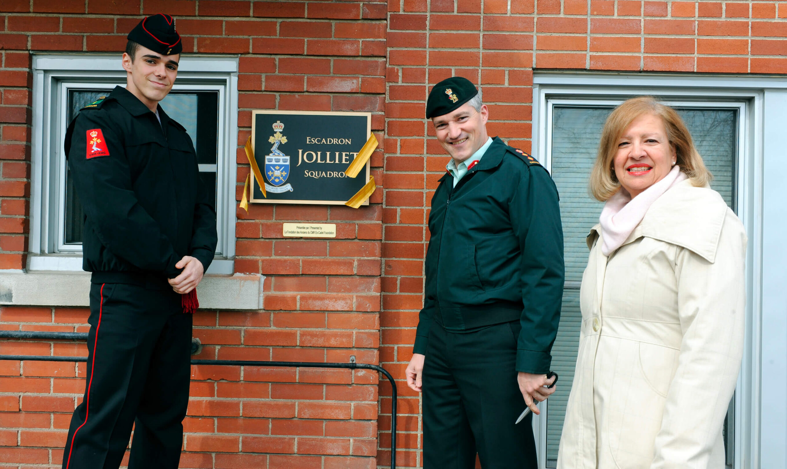 Projet plaque de bronze de l’Escadron Jolliet